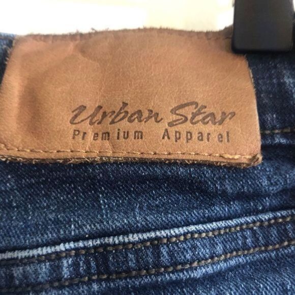 Urban Star Mens Dark Wash‎ Straight Leg Jeans Size 32x34 - Picture 5 of 7